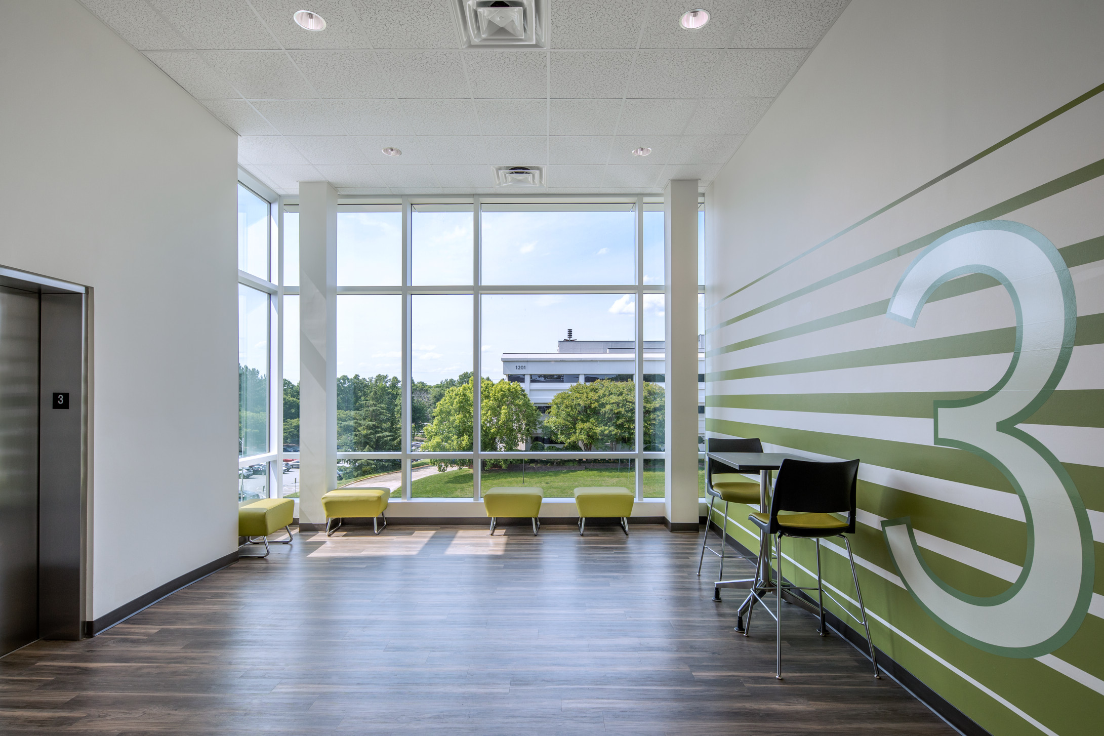 Davis Hall third floor interior